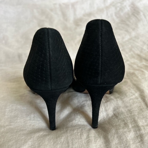 Vince Camuto Black Textured Stiletto Heels - Picture 9 of 12